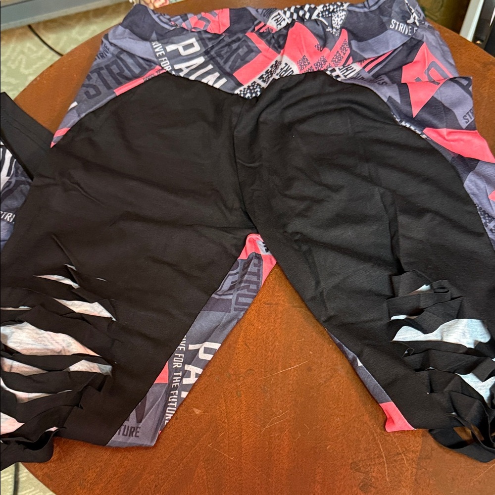 Stylish Black and Pink Kids Bottoms